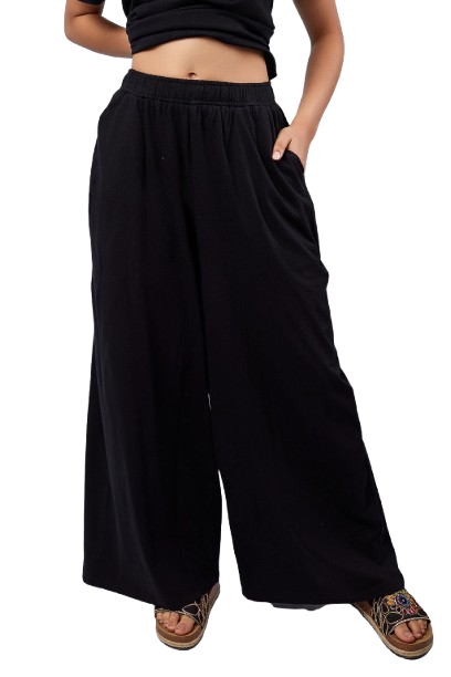 Wide Jersey Pants