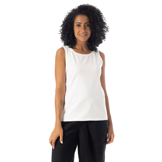 sleeveless t-shirt - White View 1
