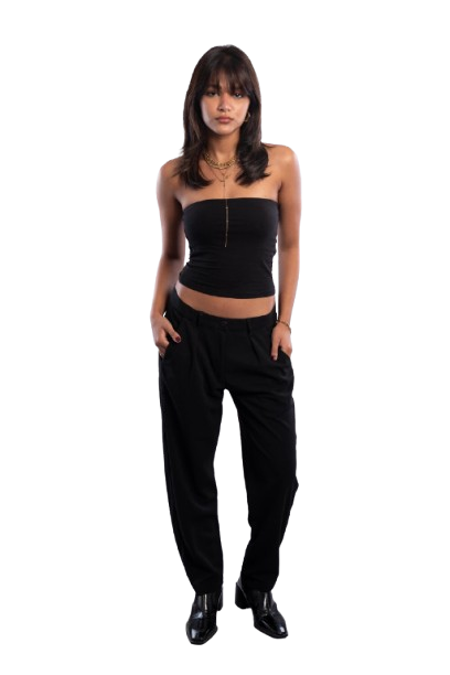 wide patterned pants