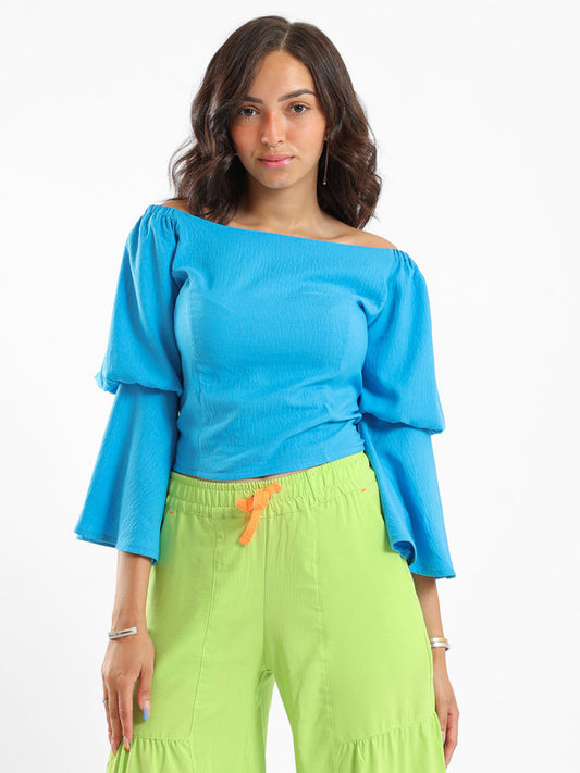 off-shoulder blouse