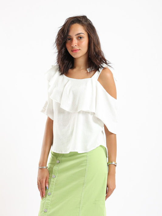 one side flarred blouse