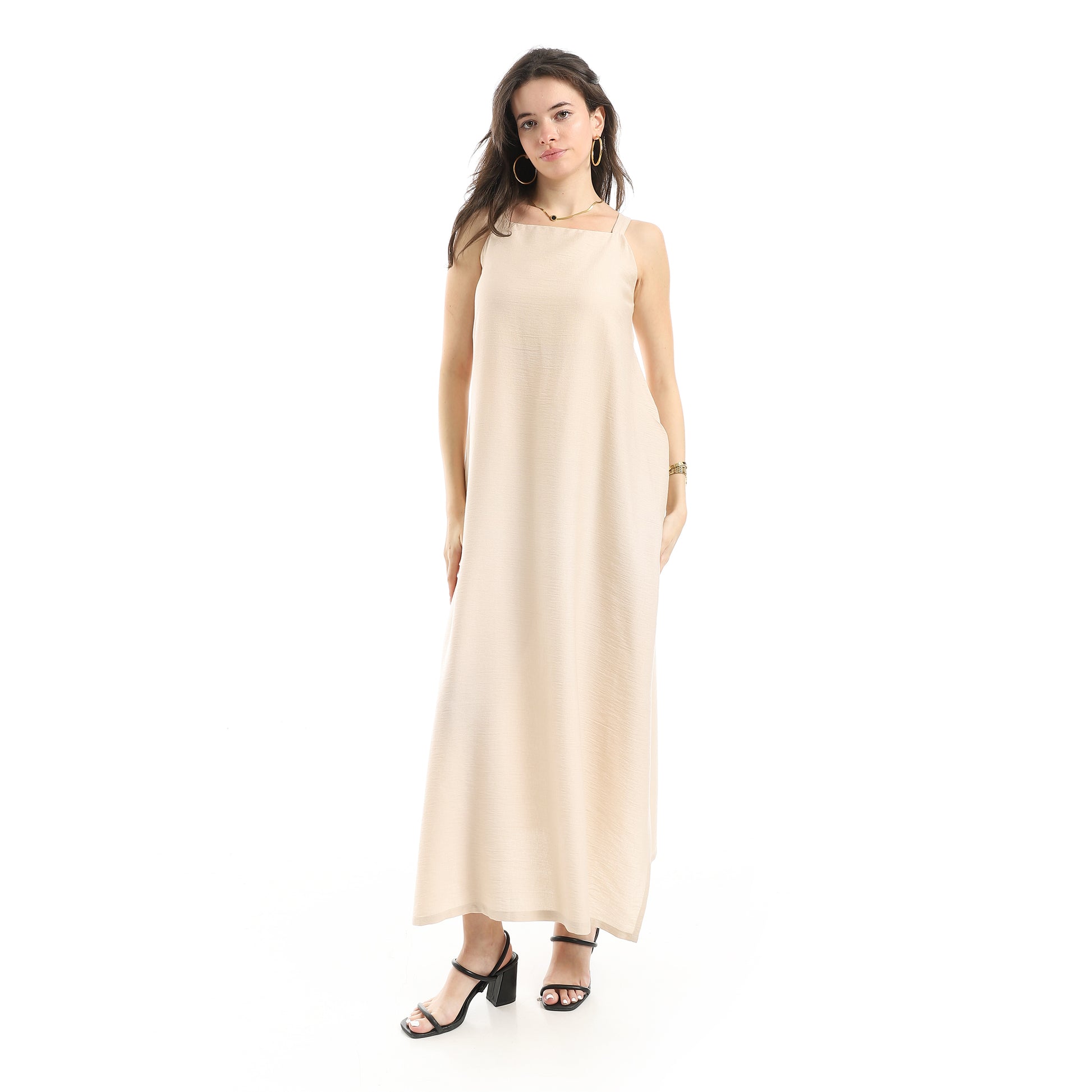 lenin sleeveless dress - L.Beige View 1
