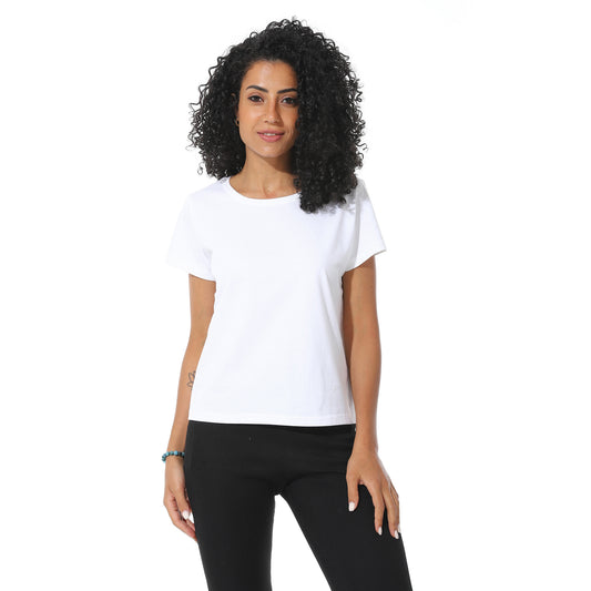 S.J. Basic t-shirt - White View 1