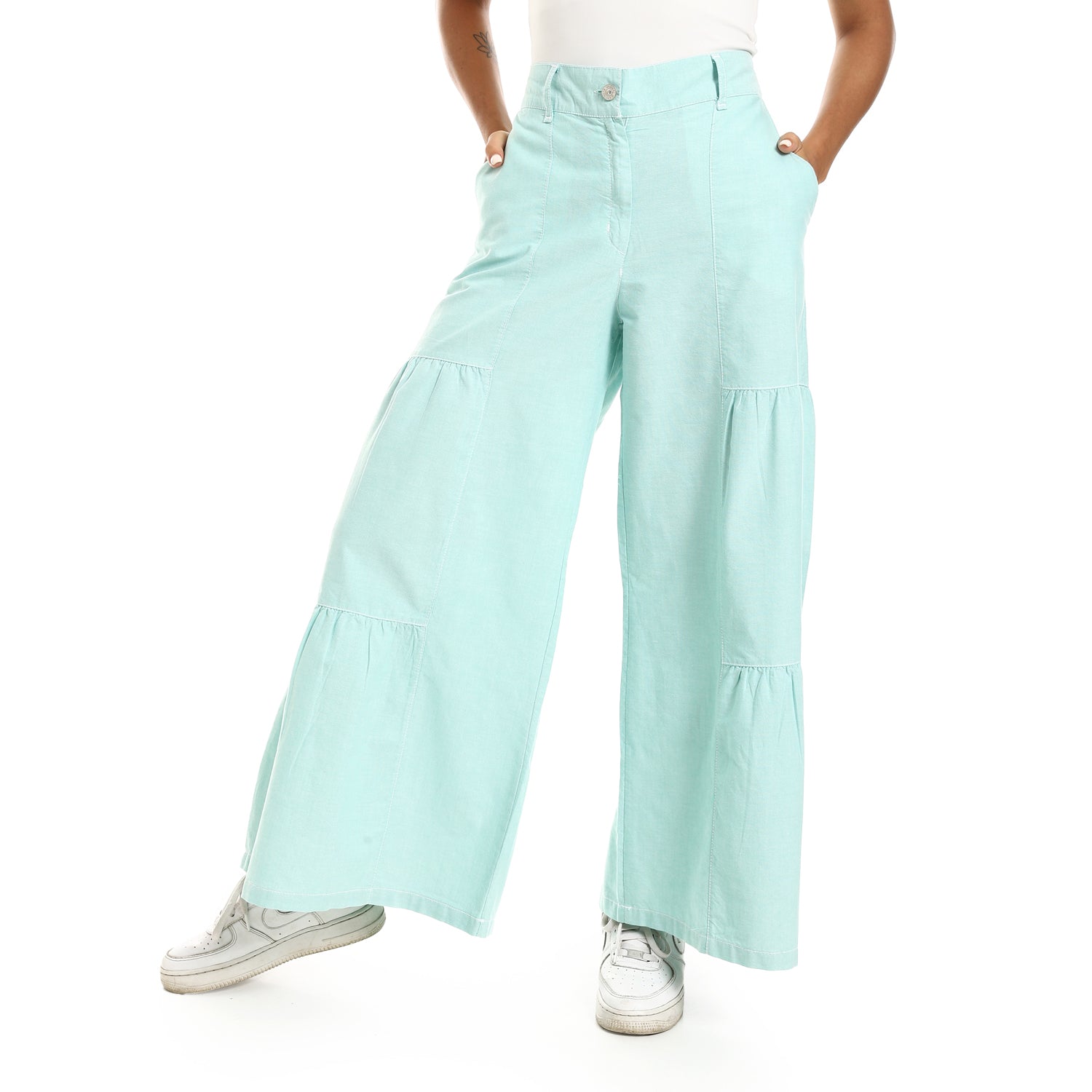spanish pants - Light Green View 1