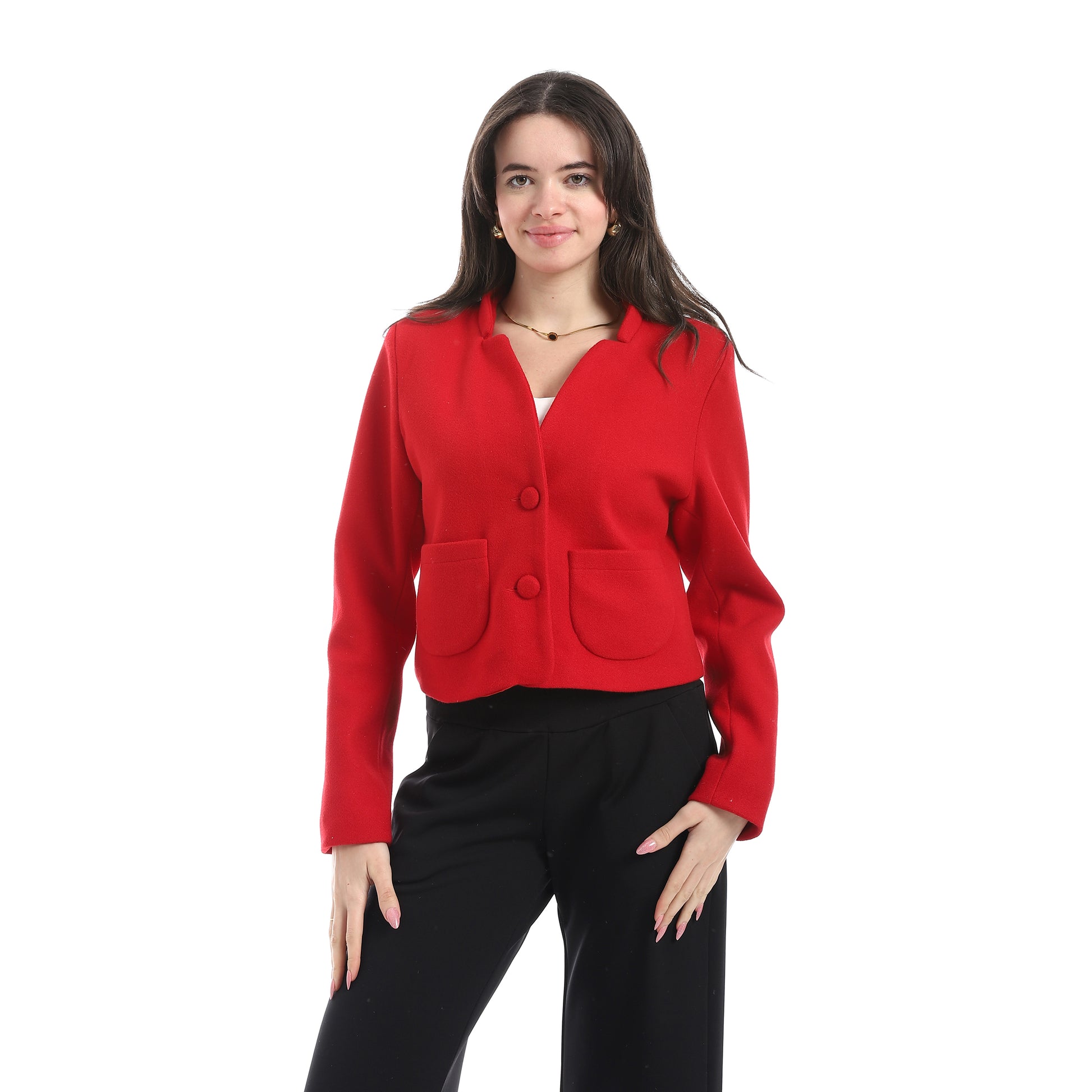 warm blazer gookh - Red View 1