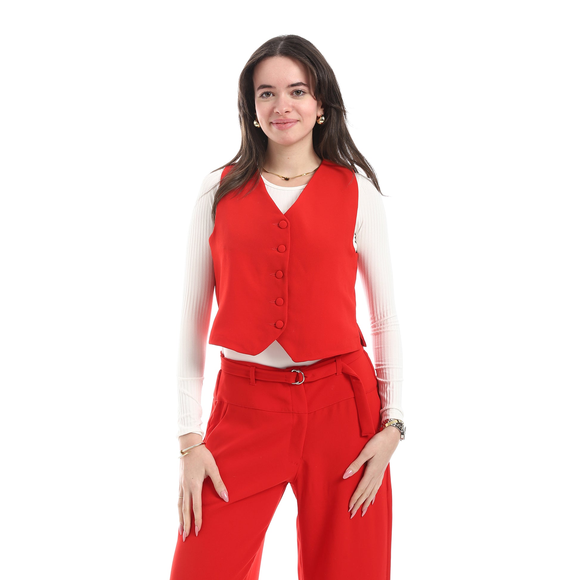 classic vest - Red View 1