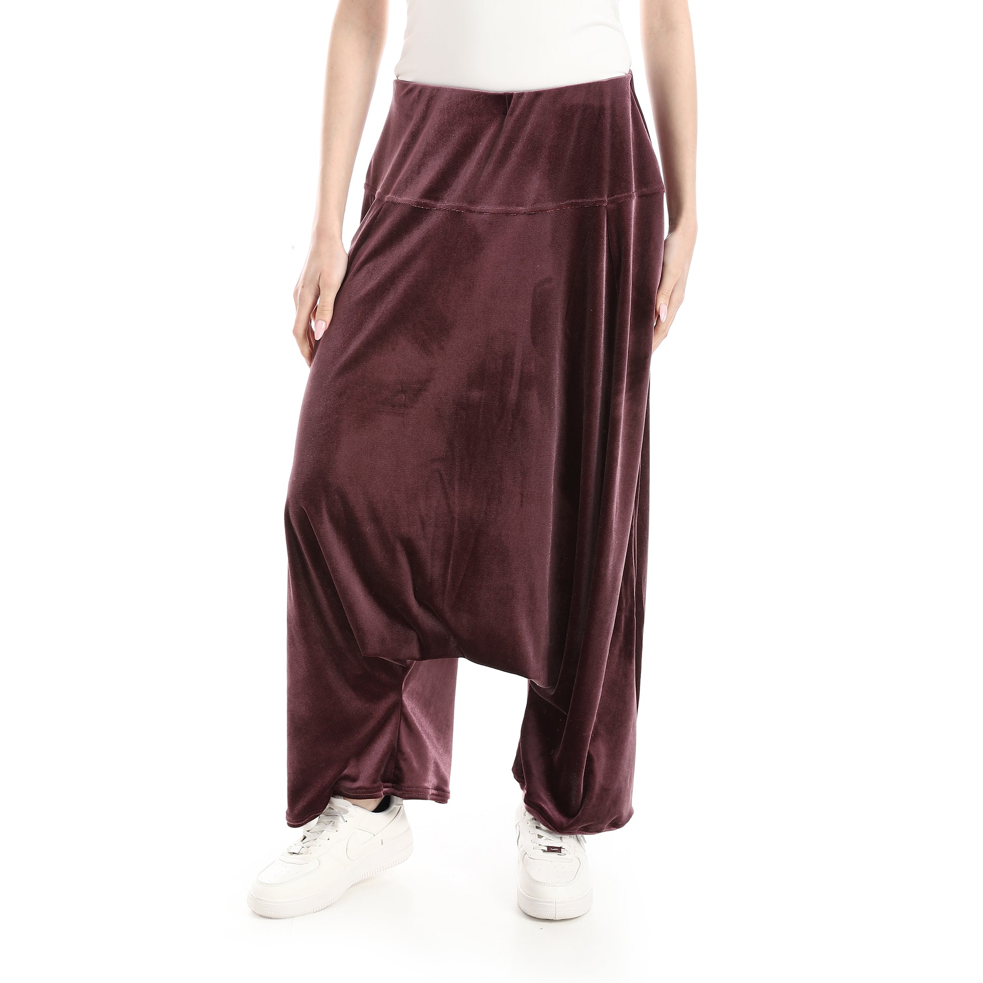 velvet harem pants - Cashmere View 1