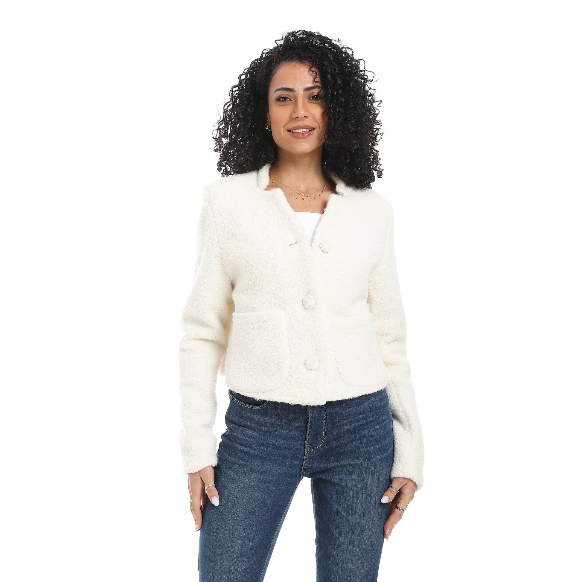 warm blazer - White View 1